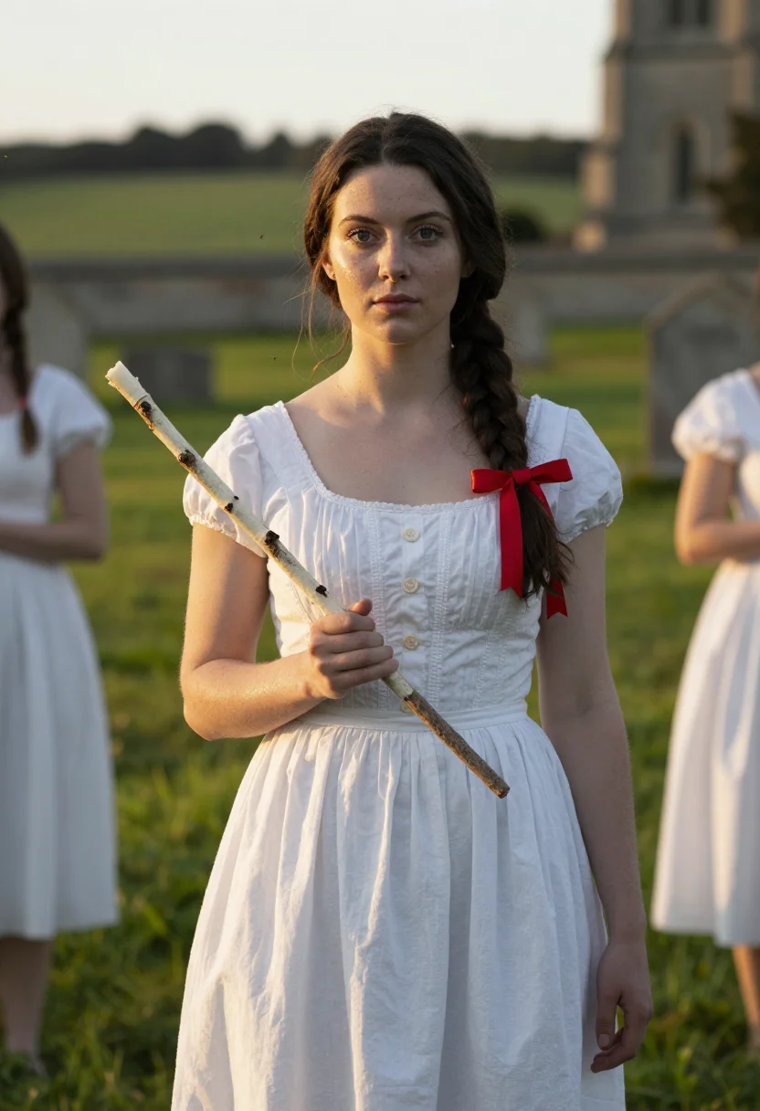 AI tess durbeyfield sample — portrait of a woman, a Western-European woman in her early t