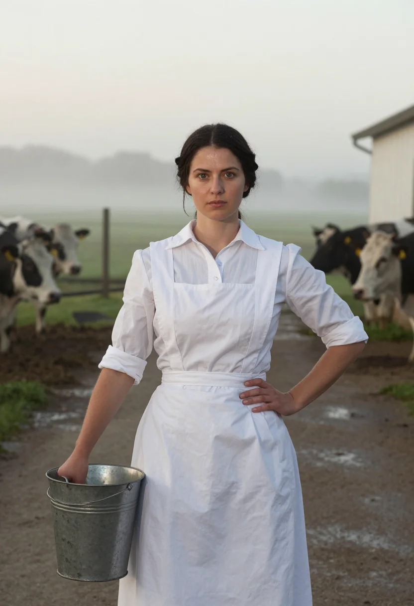 AI tess durbeyfield sample — portrait of a woman, a Western-European woman in her early t
