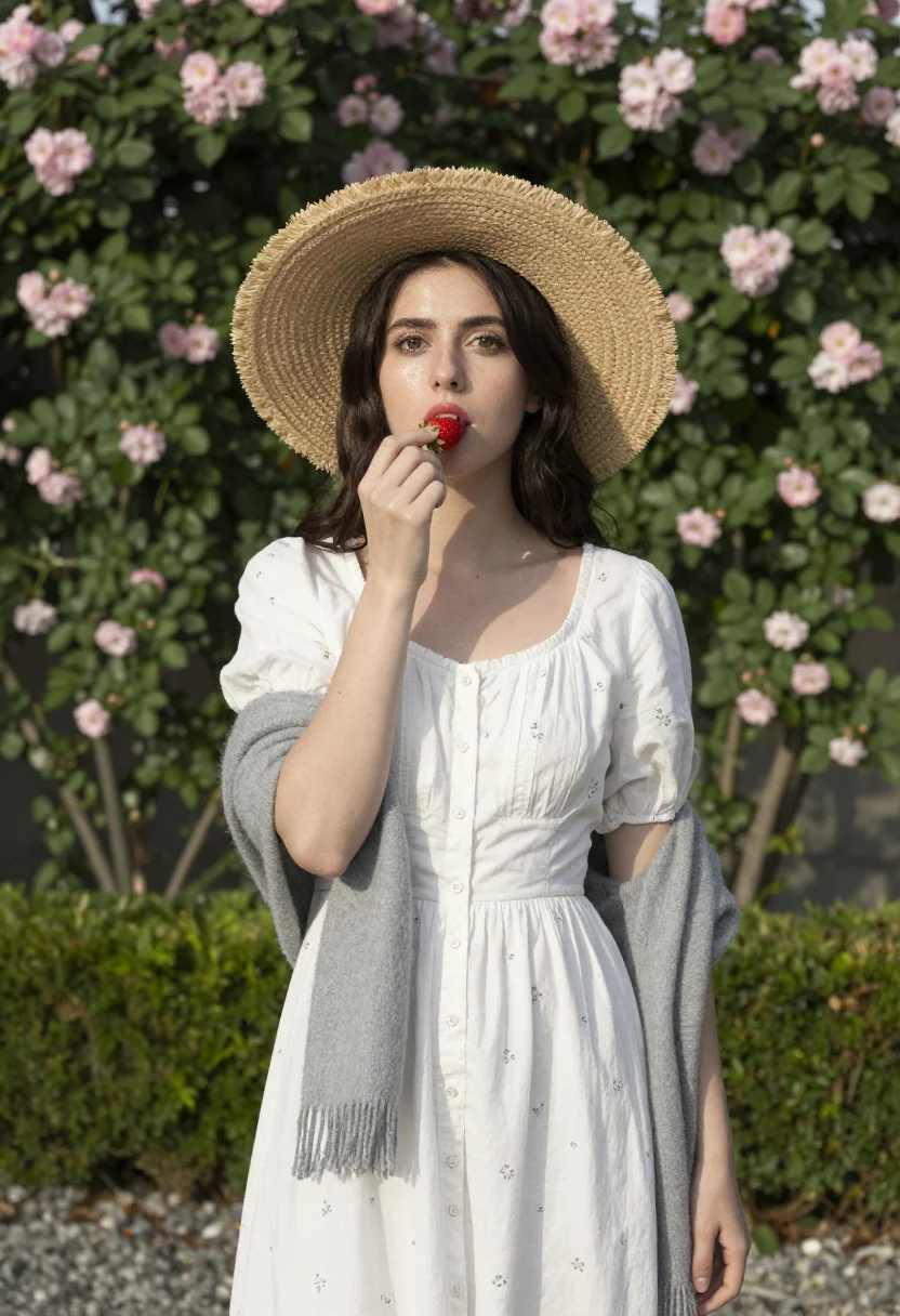 AI tess durbeyfield sample — portrait of a woman, a Western-European woman in her early t