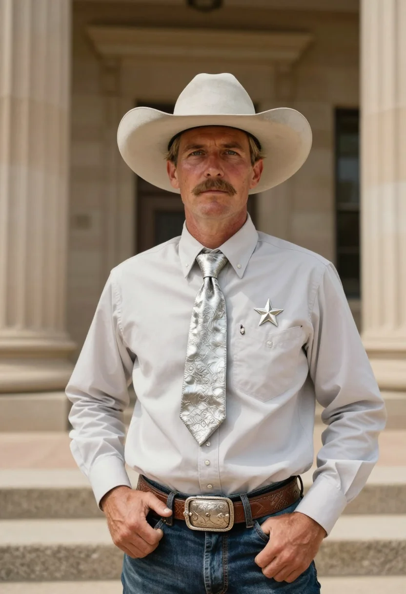 AI texas ranger sample — portrait of a man, chest-up portrait of a Texan man in his f