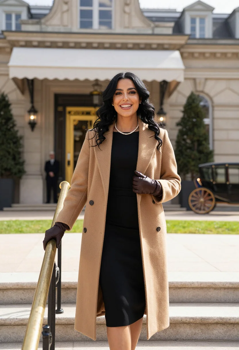 AI the plaza sample — portrait of a woman, in her late twenties, with golden Medit