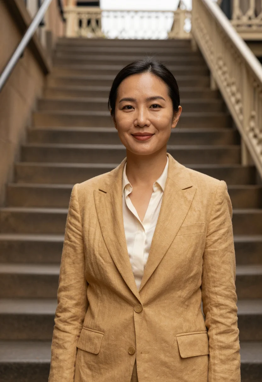 AI the rocks heritage architect sandstone honey sample — portrait of a woman, a conservation architect of Chinese des