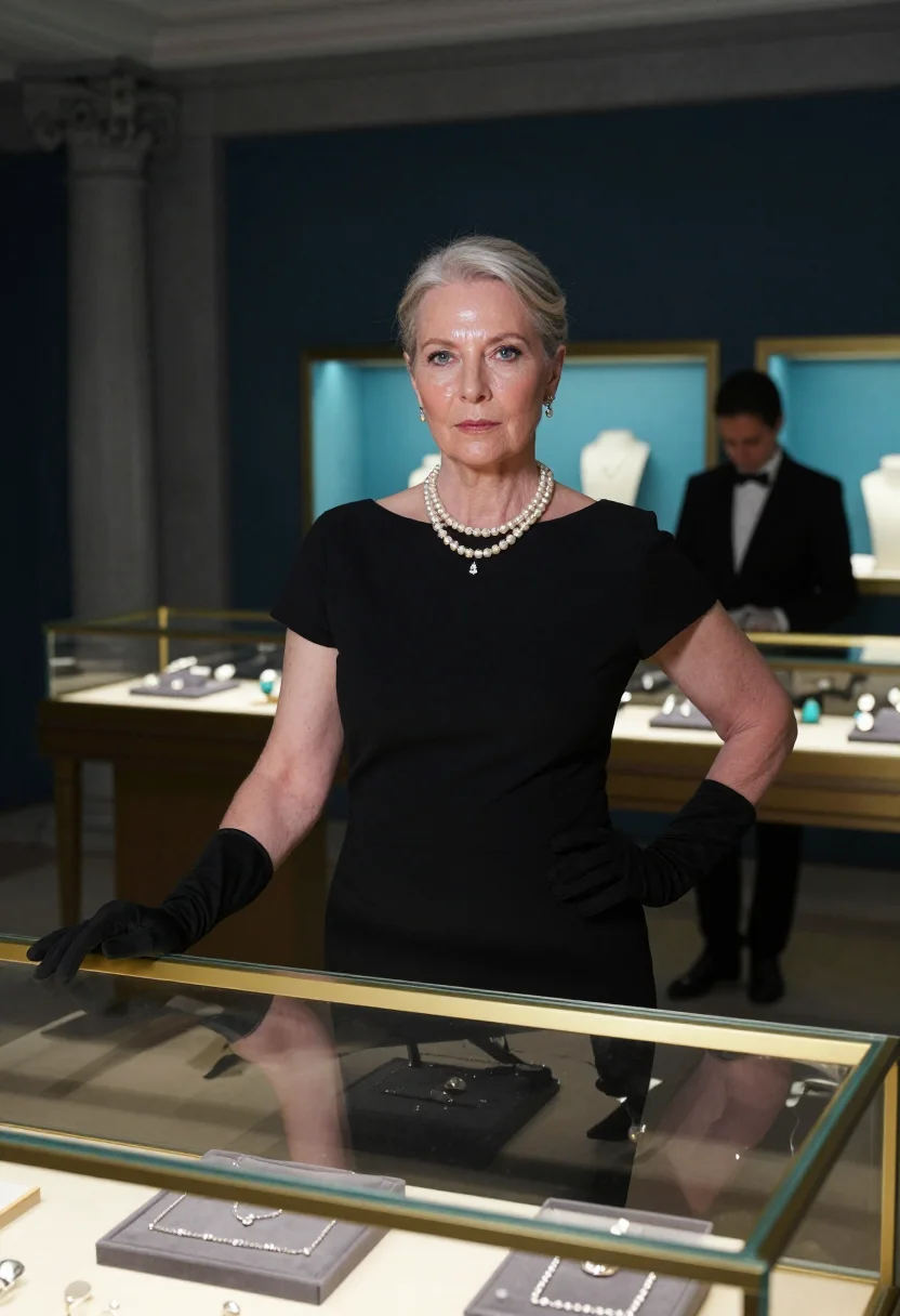 AI tiffany fifth avenue sample — portrait of a woman, three-quarter-length portrait of a West