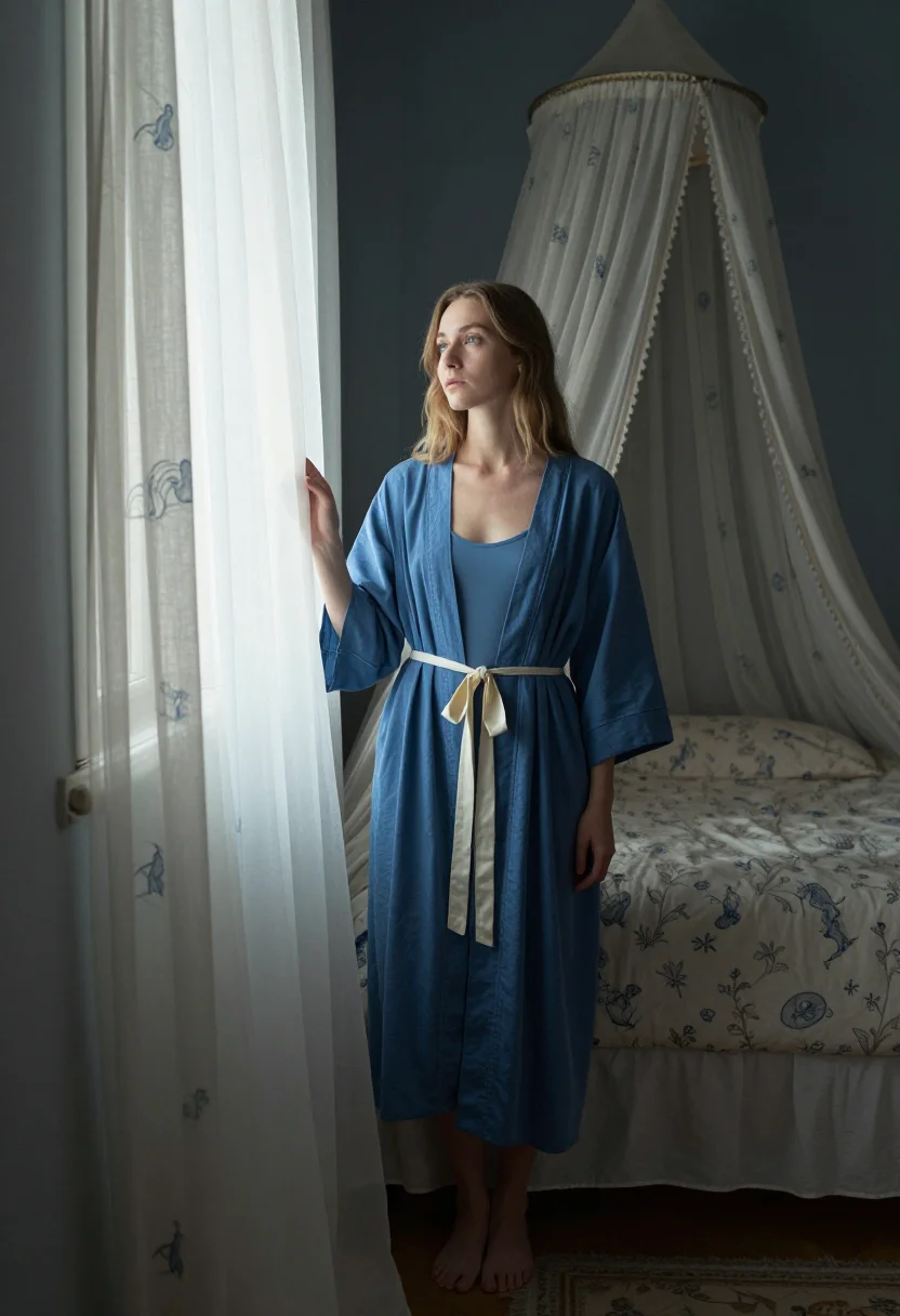 AI toile de jouy sample — portrait of a woman, full-length portrait of a Western-Europ