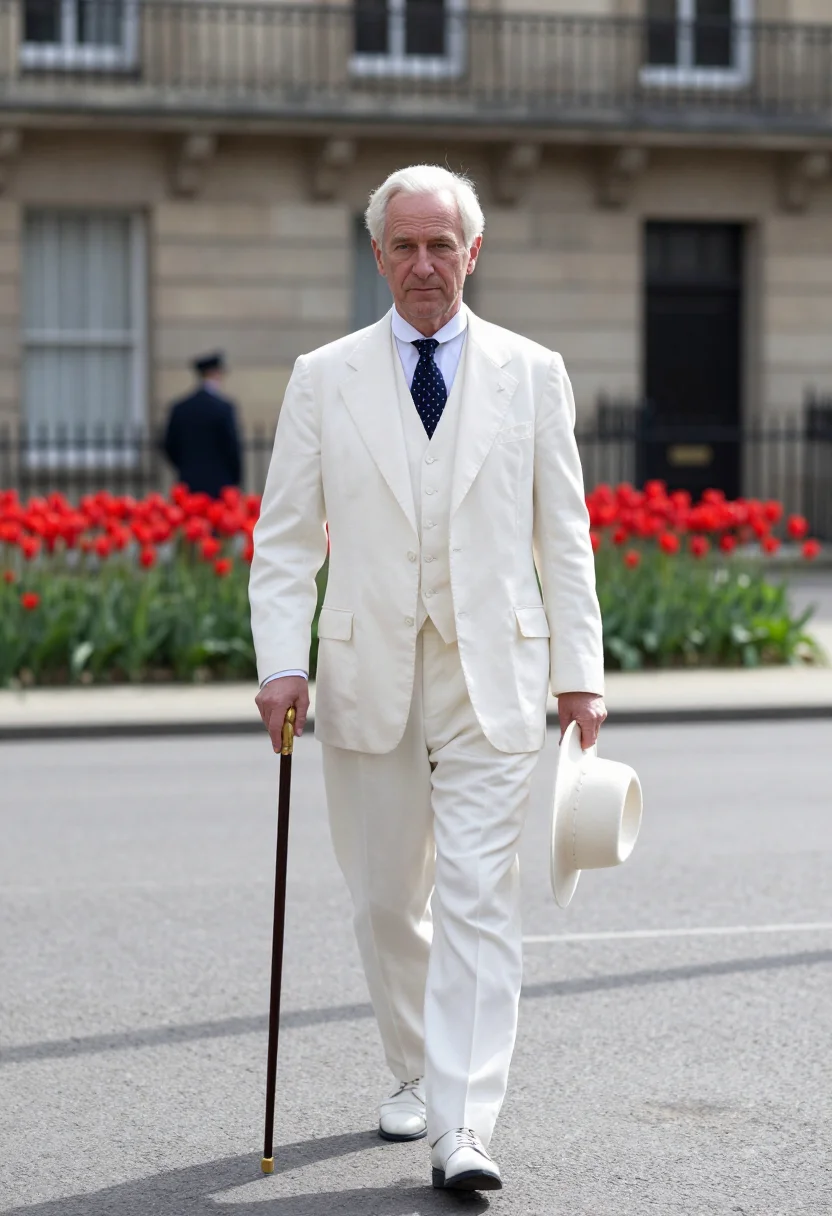 AI tom wolfe sample — portrait of a man, three-quarter-length portrait of a Wester