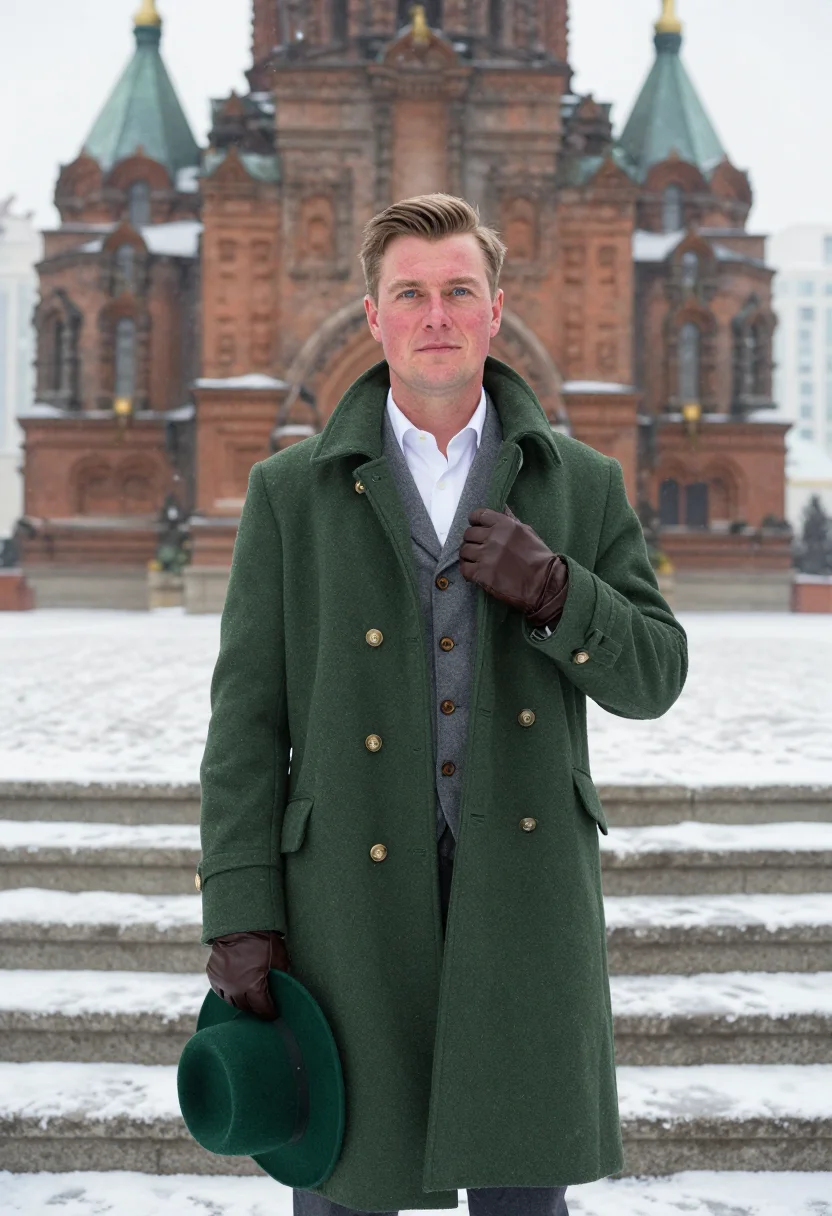 AI tracht christkindl sample — portrait of a man, close half-length portrait of a man of We
