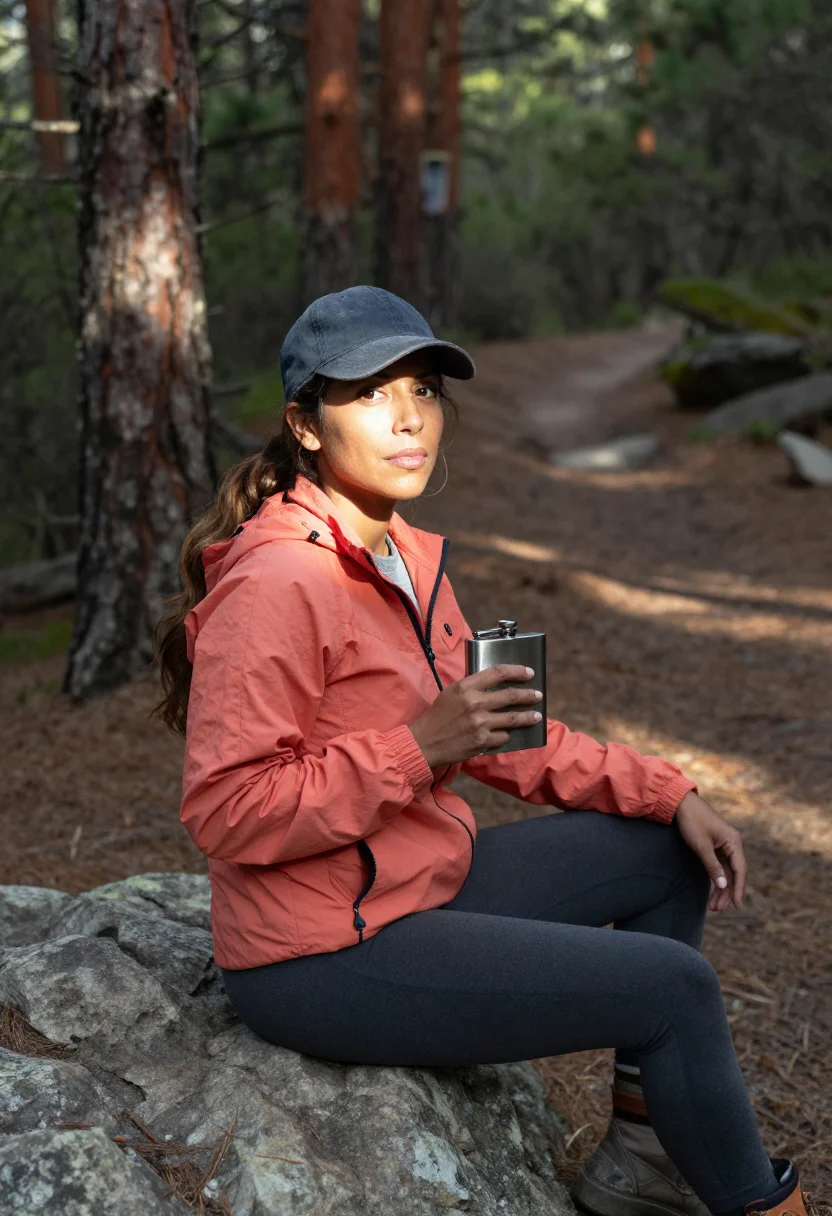 AI trailhead sample — portrait of a woman, waist-up portrait of a Latin-American w