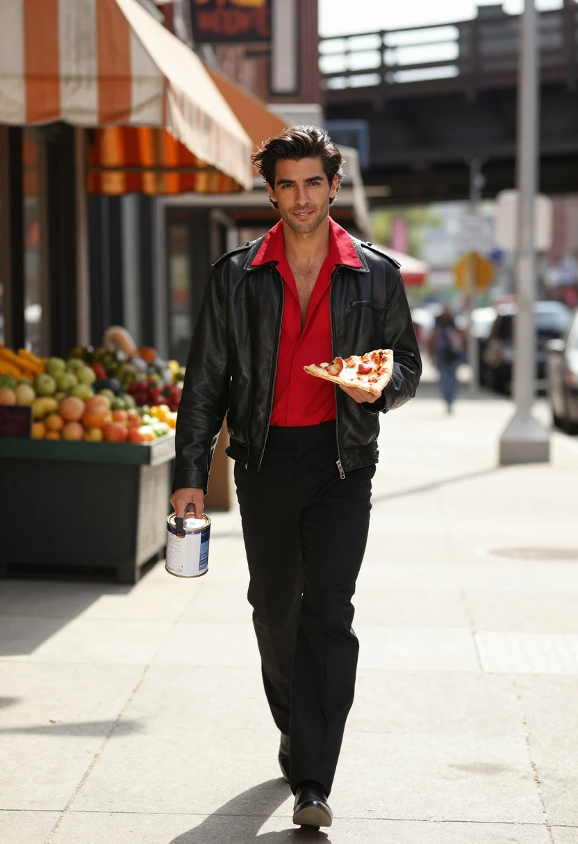 Example portrait from the AI Travolta Fever — Free Preview, Train Once