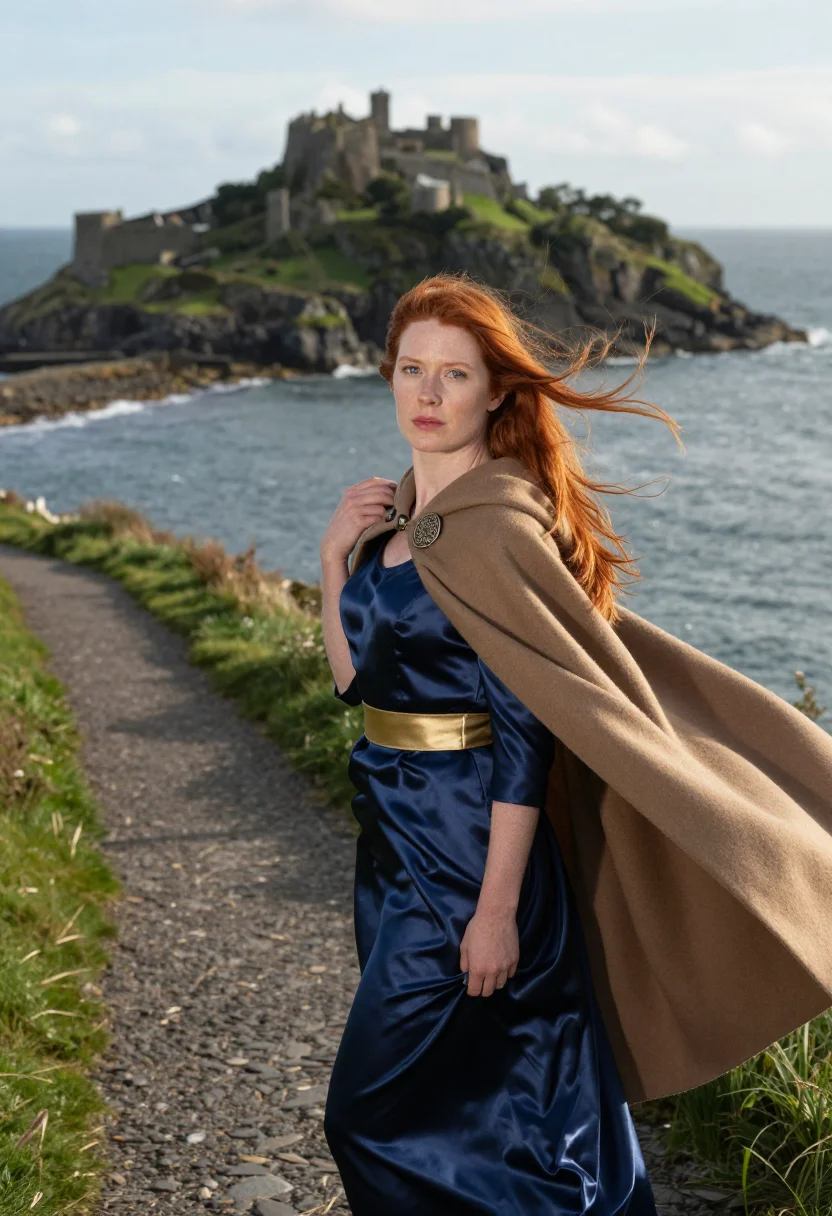 AI tristan isolde sample — portrait of a woman, half-length portrait of an Irish woman