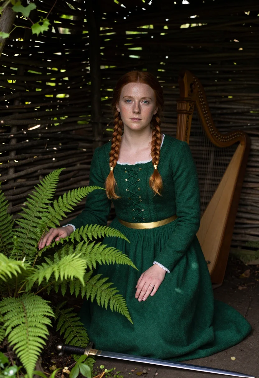AI tristan isolde sample — portrait of a woman, three-quarter-length portrait of an Iri