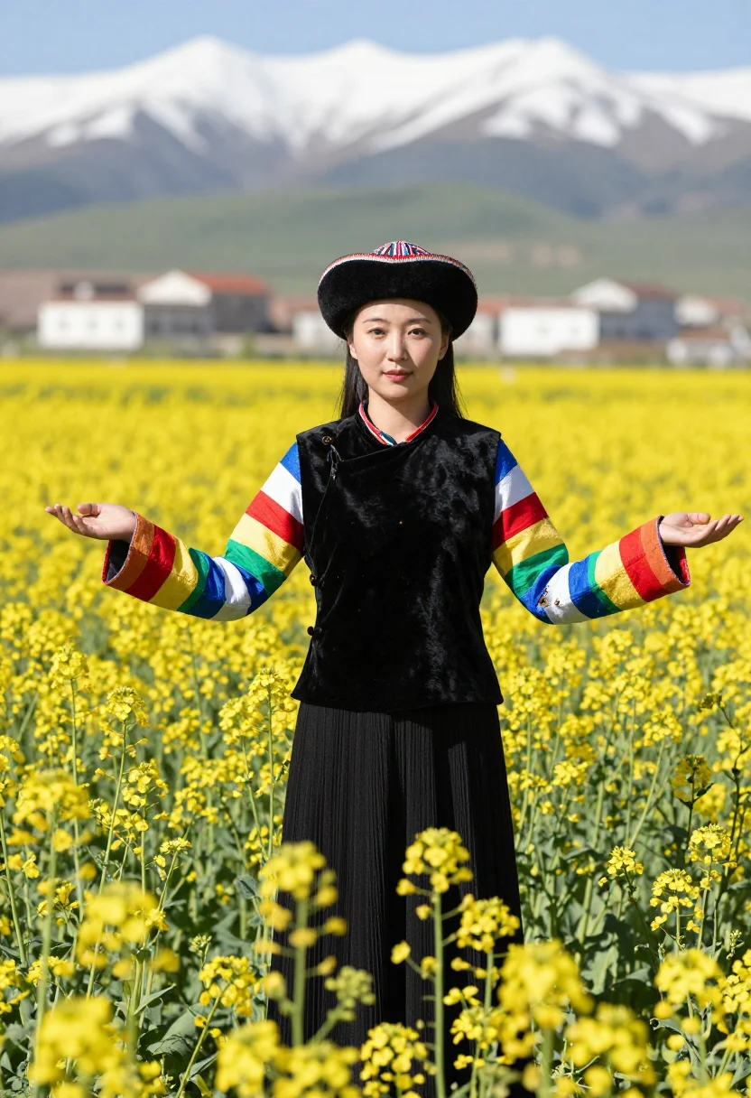 Example portrait from the AI Tu Rainbow Sleeves — Free Preview, Train Once