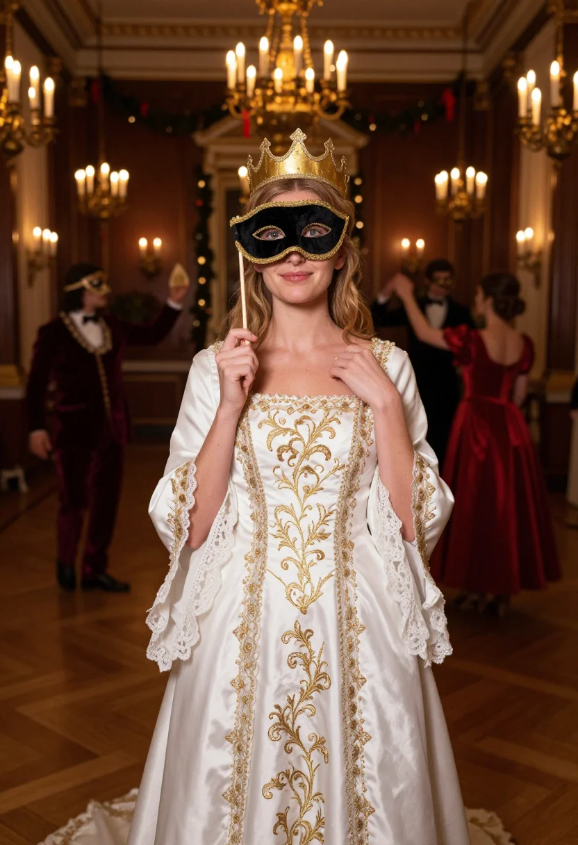 AI twelfth night sample — portrait of a woman, half-length portrait of a Western-Europ