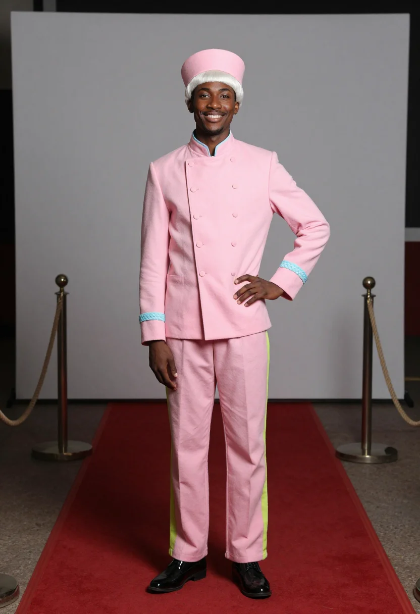AI tyler the creator igor sample — portrait of a man, full-length portrait of a Black man with