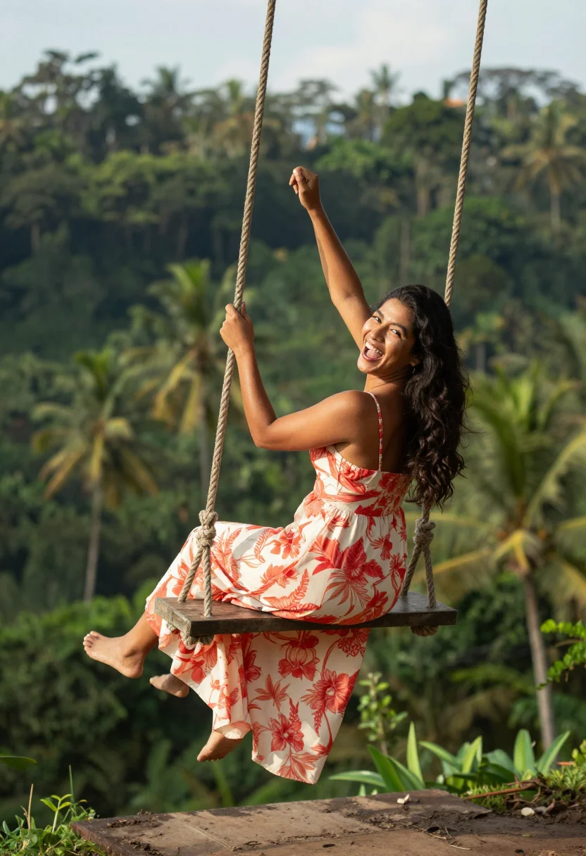 AI ubud sample — portrait of a woman, full-length portrait of a Latin America