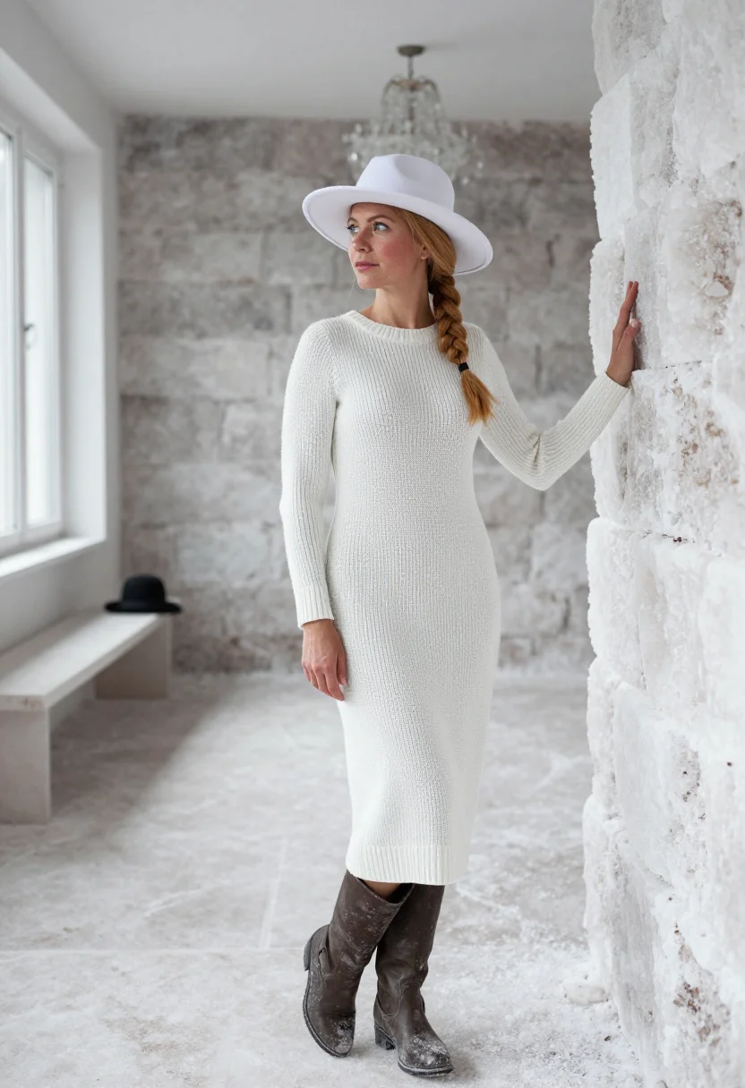 AI uyuni salt sample — portrait of a woman, full-length portrait at chest height of