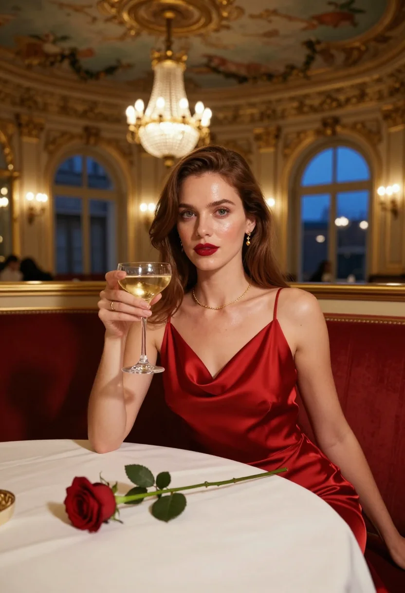 Example portrait from the AI Valentine Paris — Free Preview, Train Once