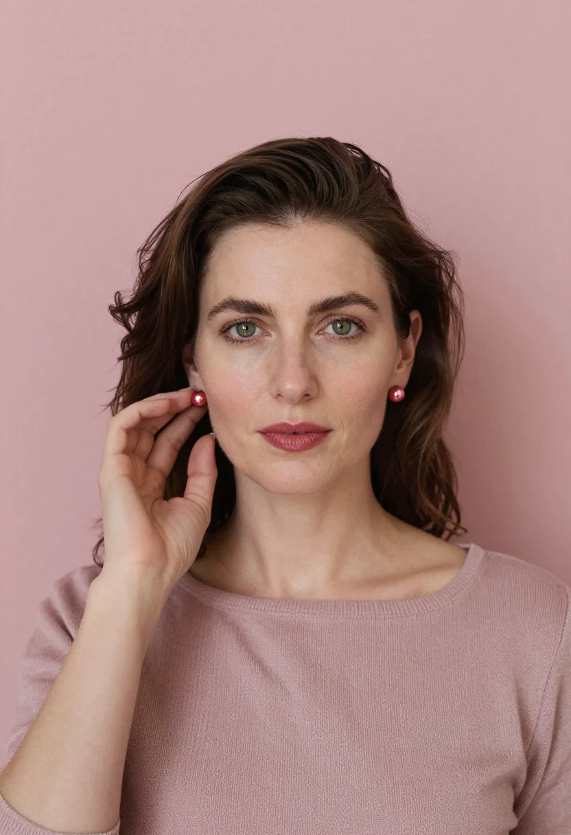 AI valentine table rose sample — portrait of a woman, head-and-shoulders portrait of a Wester