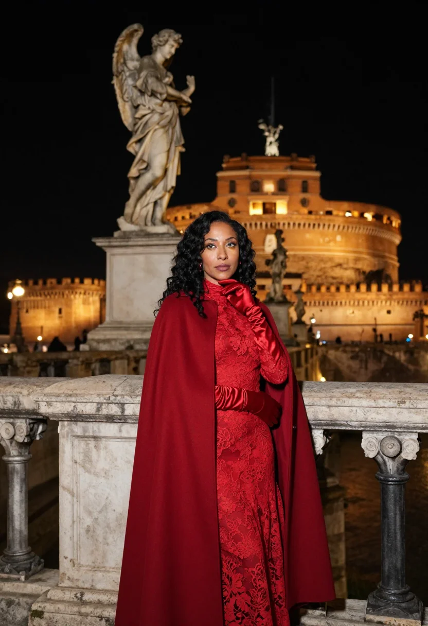 AI valentino saint valentin sample — portrait of a woman, three-quarter-length portrait of a mixe