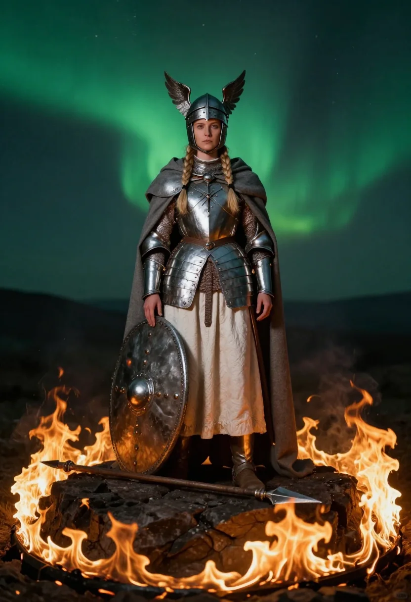 AI valkyrie sample — portrait of a woman, full-length portrait of a Western-Europ