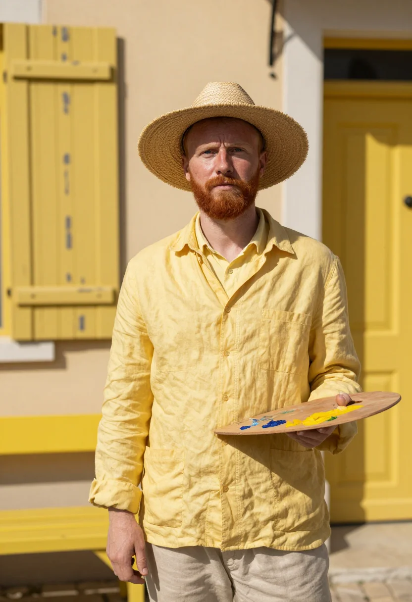 Example portrait from the AI Van Gogh Arles — Free Preview, Train Once