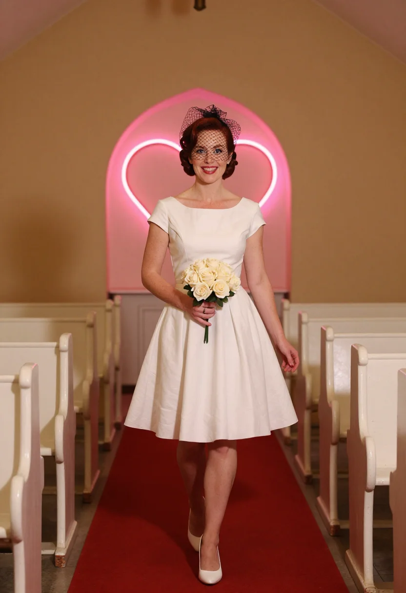 AI vegas chapel sample — portrait of a woman, full-length portrait of a Western-Europ