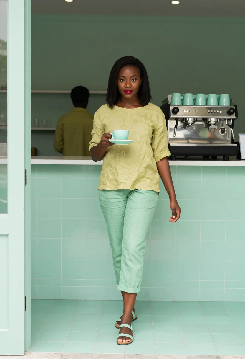 AI vespa mint sample — portrait of a woman, full-length portrait of a Black woman w