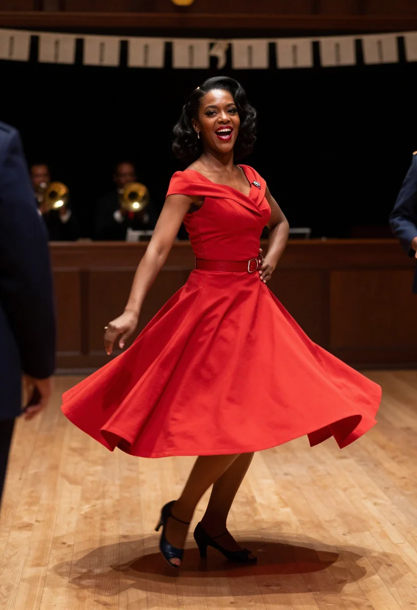 AI victory rolls sample — portrait of a woman, half-length portrait of a Black America