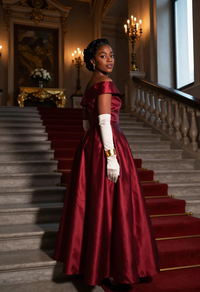 AI vienna sample — portrait of a woman, half-length portrait of a Black woman w