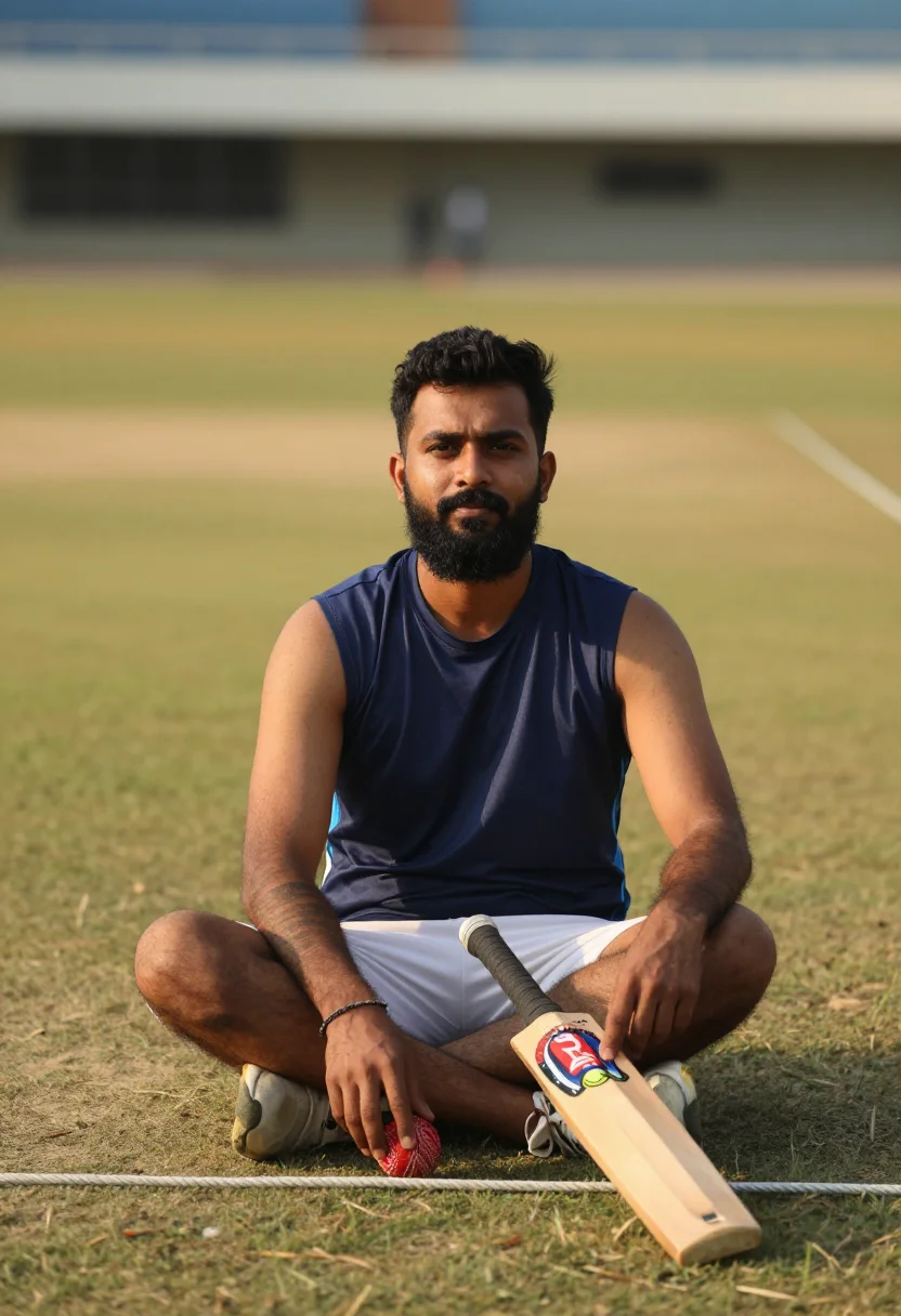 AI virat kohli 2023 sample — portrait of a man, full-length photograph of a North-Indian
