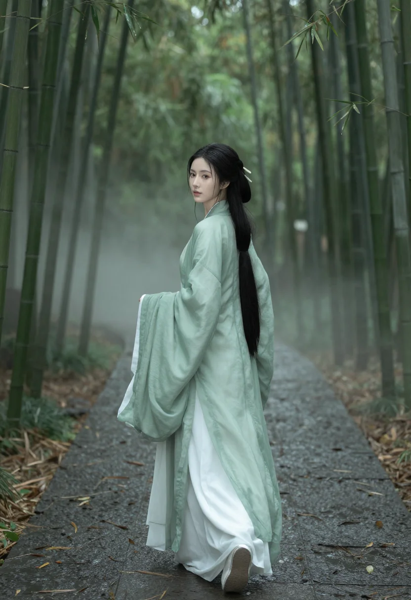AI wei jin sample — portrait of a woman, full-length portrait of a Chinese woman