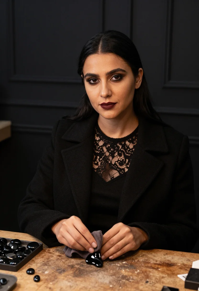 AI whitby goth sample — portrait of a woman, half-length portrait of a woman in her