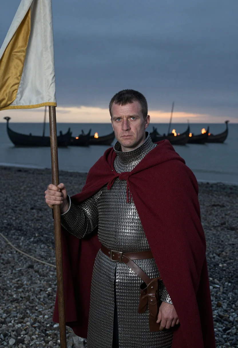 AI william conqueror sample — portrait of a man, half-length portrait of a Western-Europea