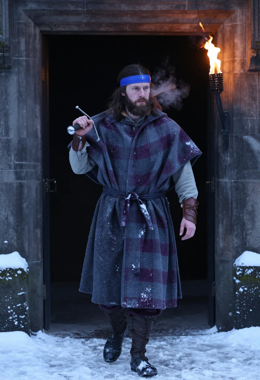AI william wallace sample — portrait of a man, three-quarter-length portrait of a Scotti