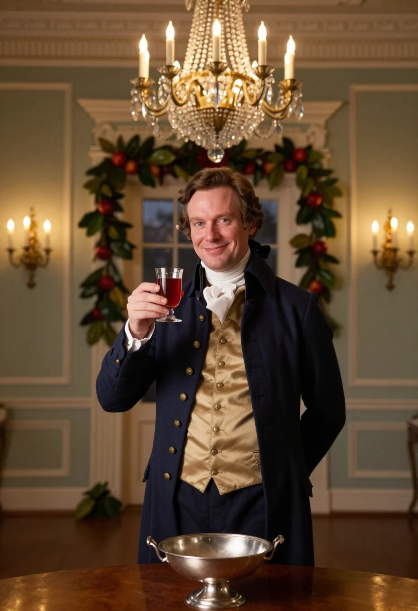 AI williamsburg christmas sample — editorial portrait photograph, a Western-European man in his