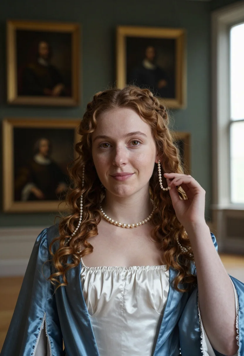 AI windsor beauty sample — portrait of a woman, chest-up portrait of an English woman i
