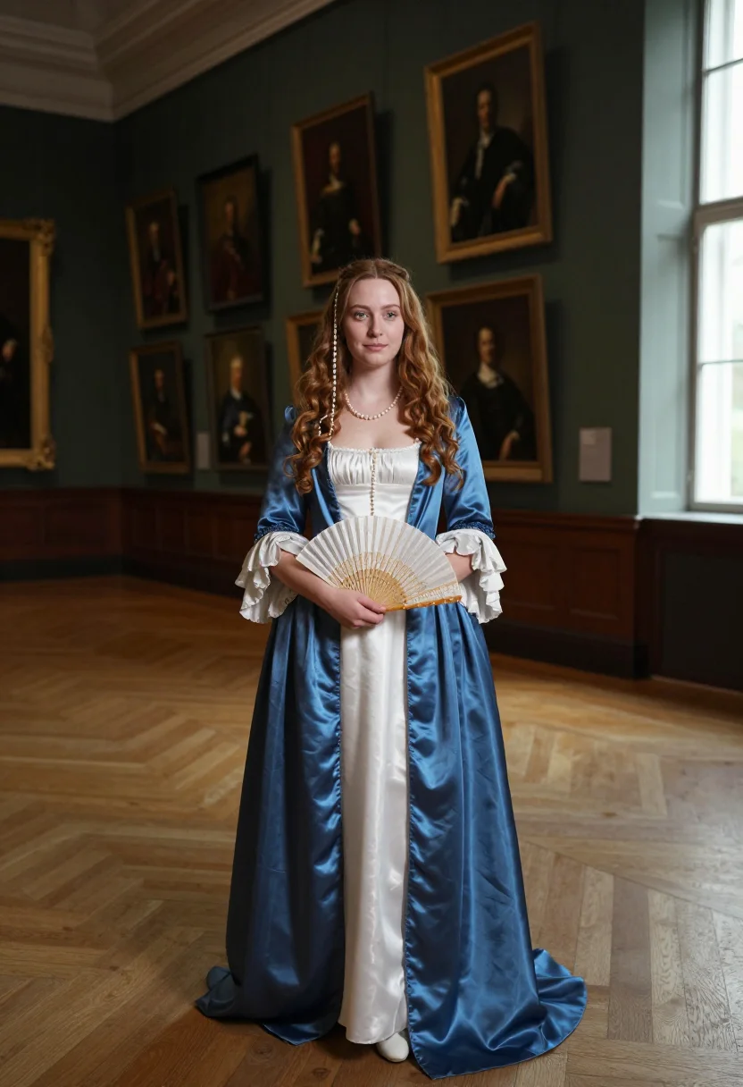 AI windsor beauty sample — portrait of a woman, full-length portrait of an English woma