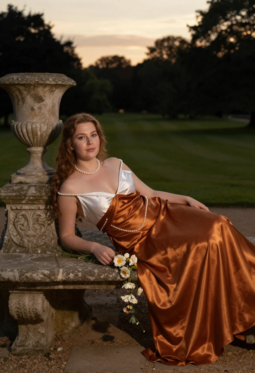 AI windsor beauty sample — portrait of a woman, full-length portrait of an English woma
