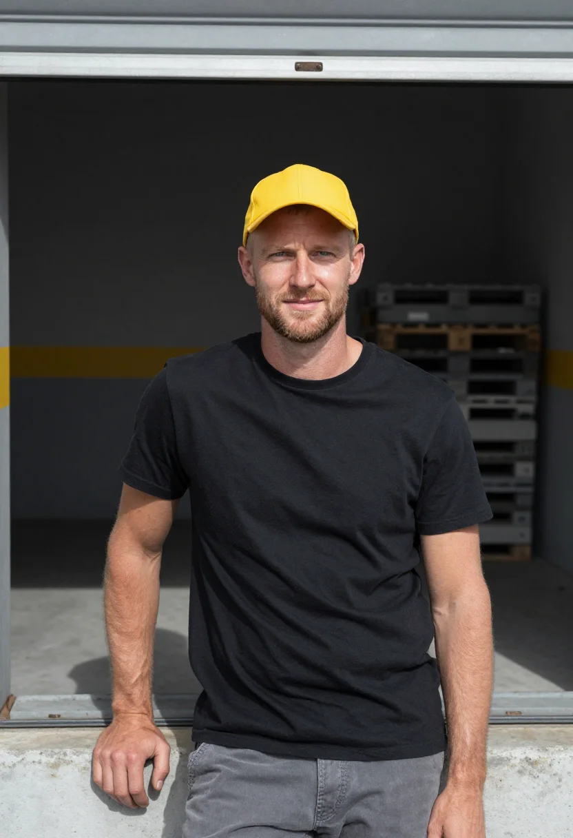 AI woodstock cape town dev yellow sample — portrait of a developer, chest-up portrait of an Afrikaans S