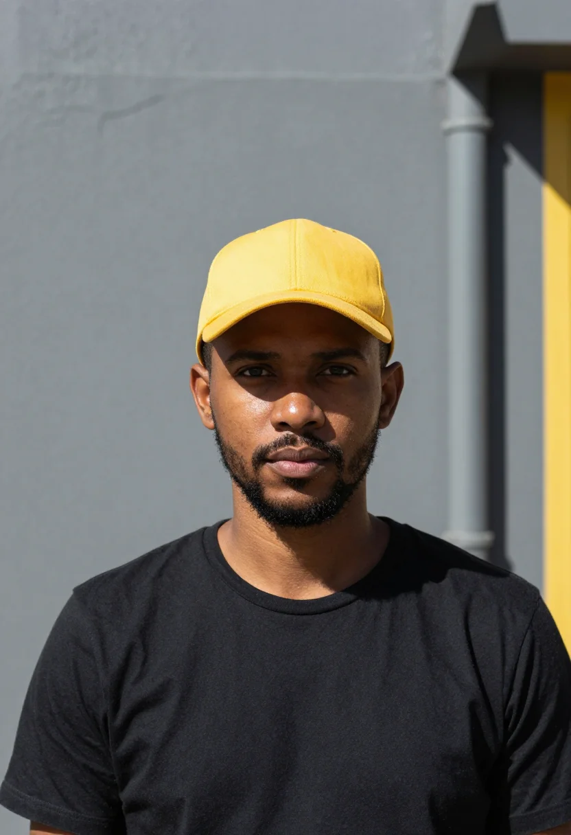 AI woodstock cape town dev yellow sample — portrait of a developer, head-and-shoulders portrait of a Ca