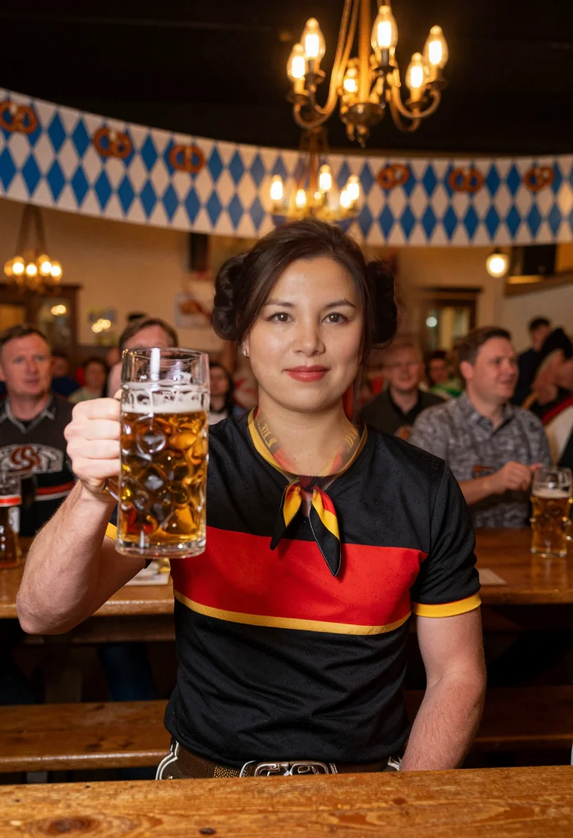 Example portrait from the AI Worldcup Germany — 9 Photos in 45 Seconds