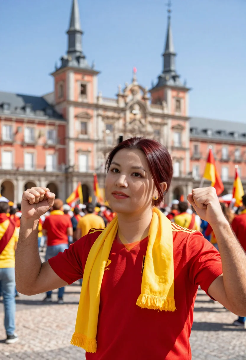 Example portrait from the AI Worldcup Spain — 9 Photos in 45 Seconds