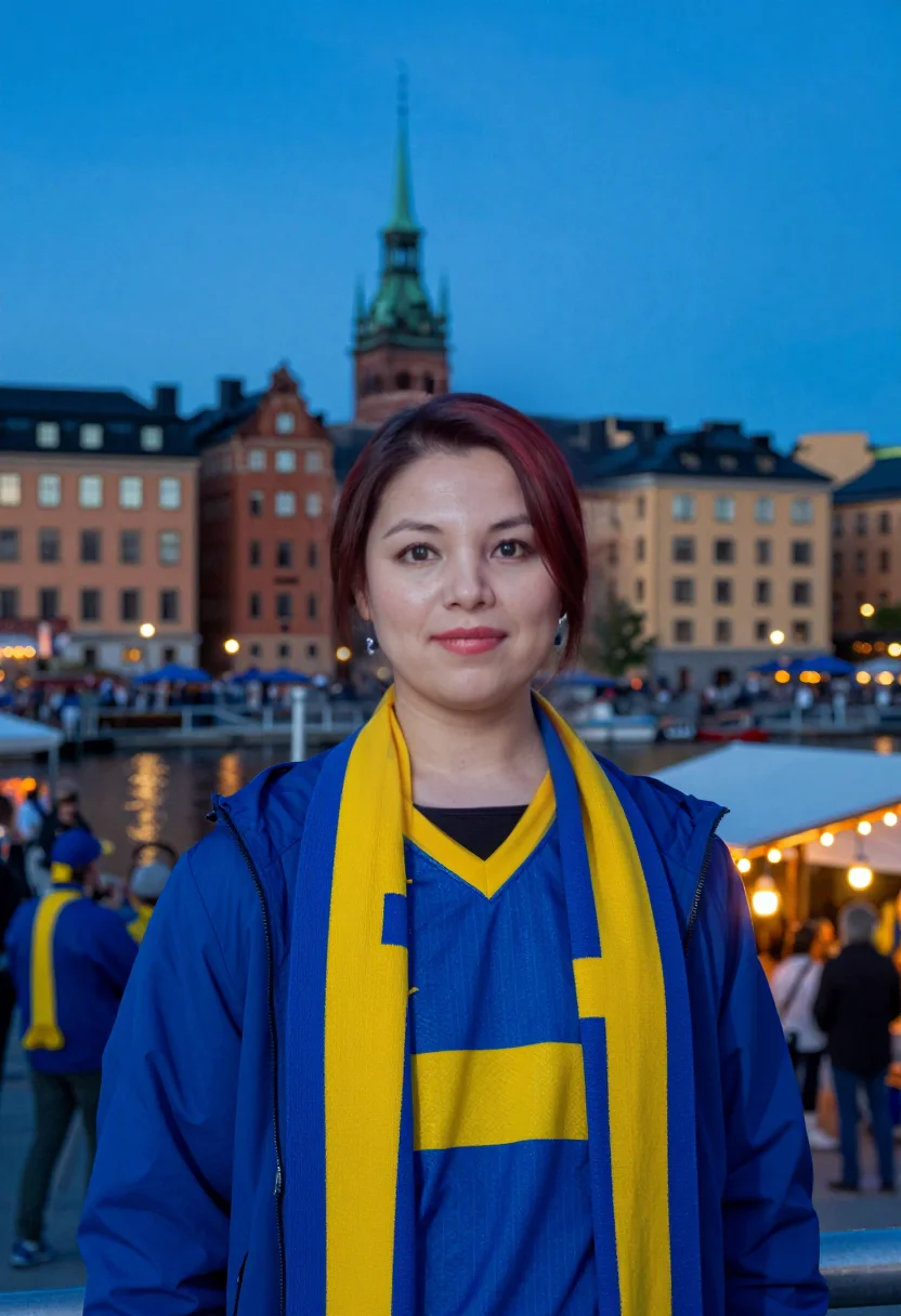 Example portrait from the AI Worldcup Sweden — 9 Photos in 45 Seconds