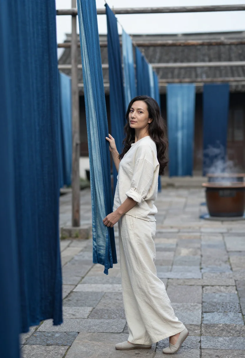 AI wuzhen sample — portrait of a woman, close half-length portrait of a Western