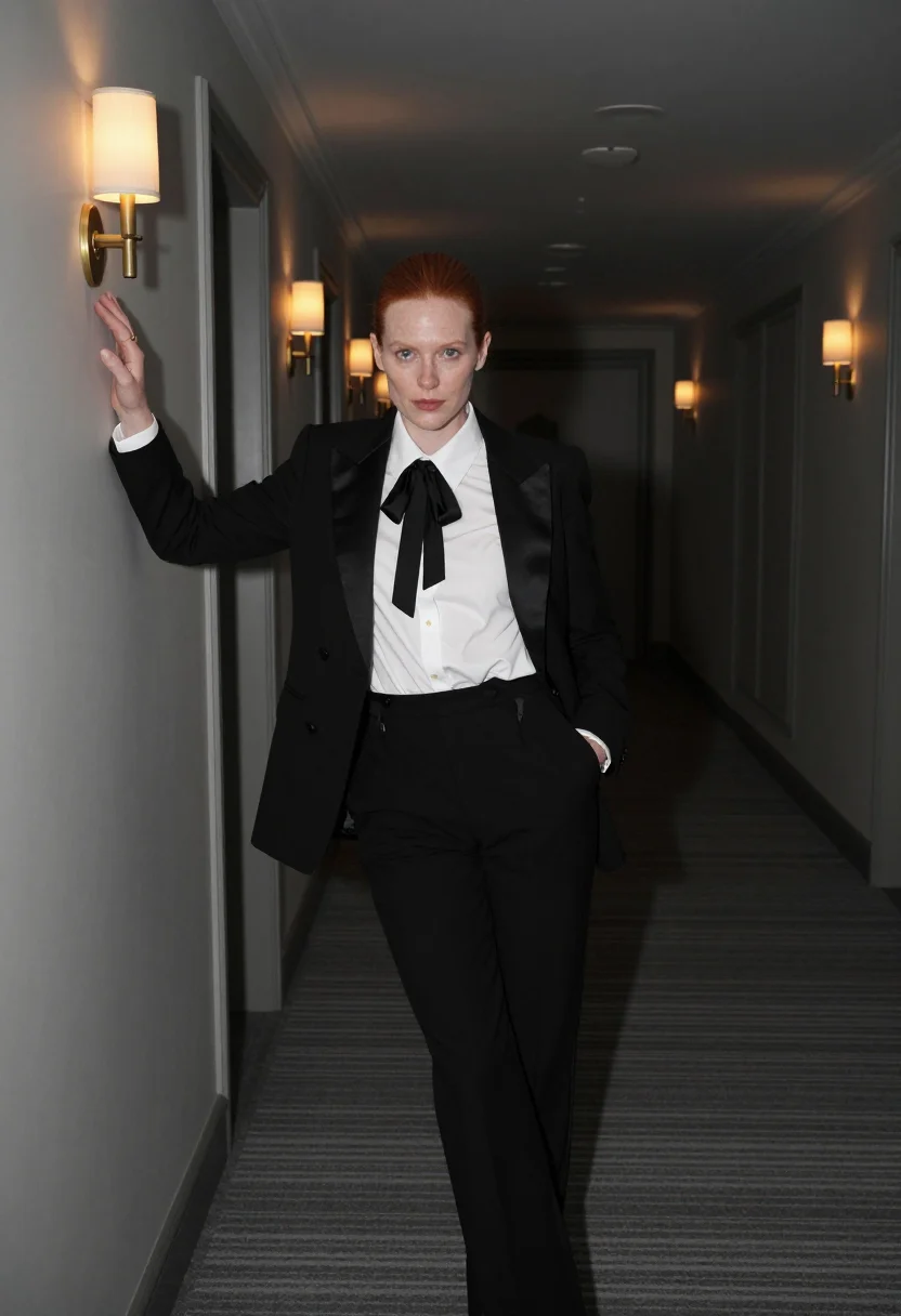 AI ysl smoking sample — portrait of a woman, three-quarter-length portrait of a Nort