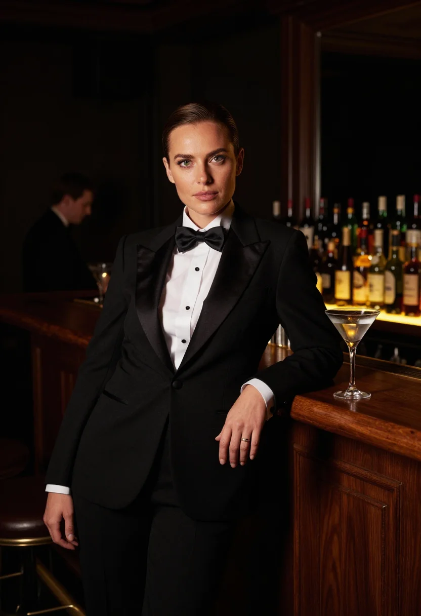 AI ysl smoking sample — portrait of a woman, three-quarter-length portrait of a West
