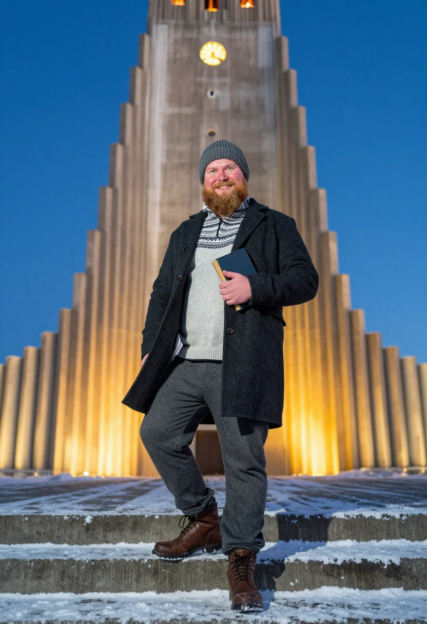 AI yule lads reykjavik sample — portrait of a man, full-length portrait of a man of Icelandi