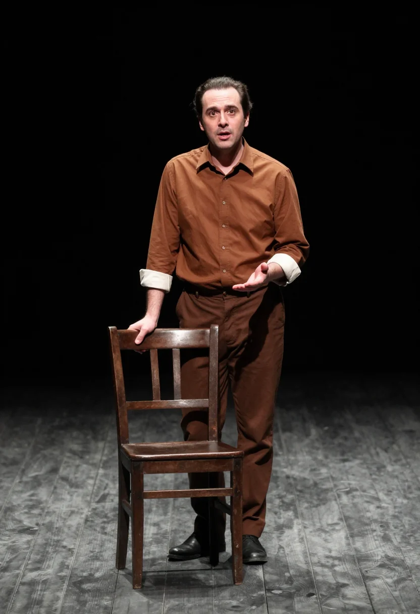 AI yves montand sample — portrait of a man, three-quarter-length portrait of a Wester