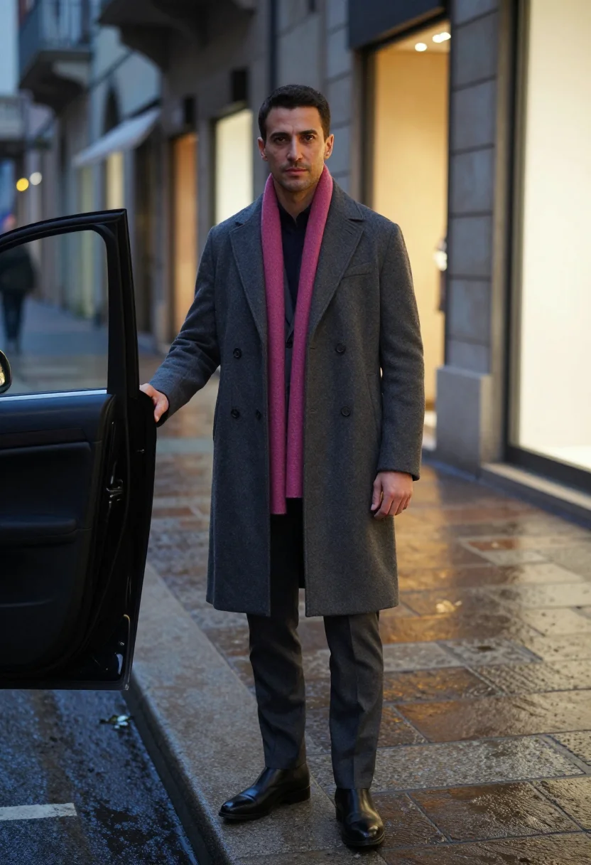 AI zegna sample — portrait of a man, full-length portrait of a Northern-Italia