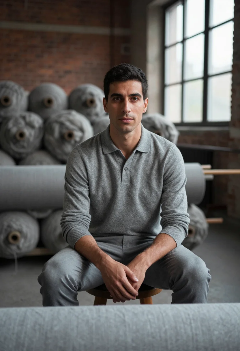 AI zegna sample — portrait of a man, chest-up portrait of a Northern-Italian m