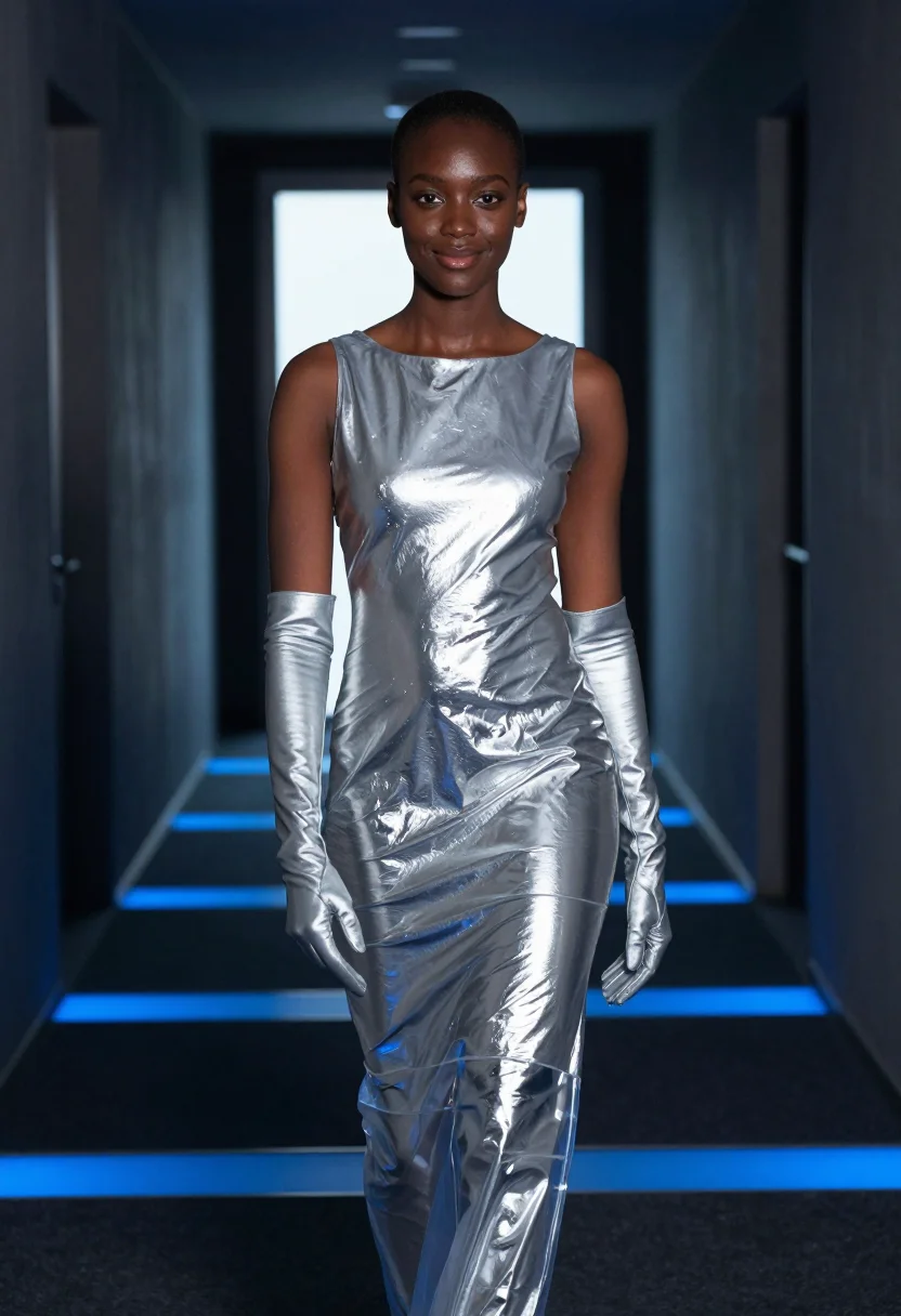 AI zendaya dune mugler sample — portrait of a woman, half-length portrait of a Black woman w